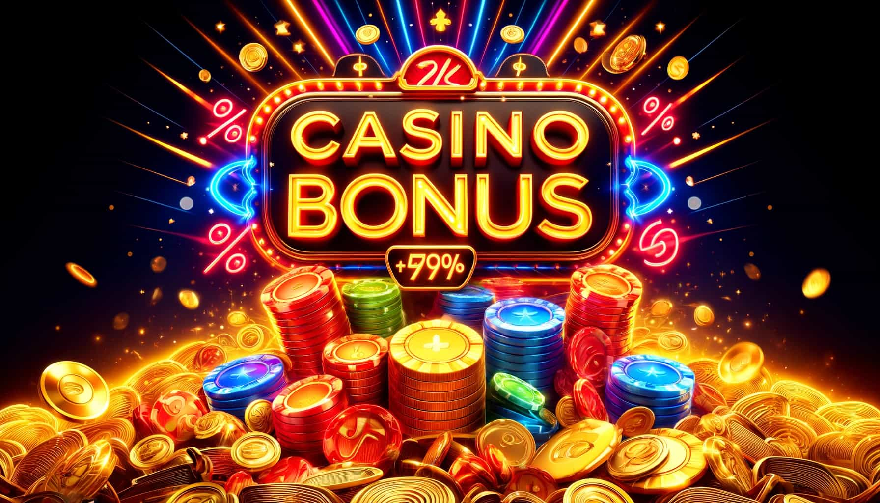 pile of casino bonus