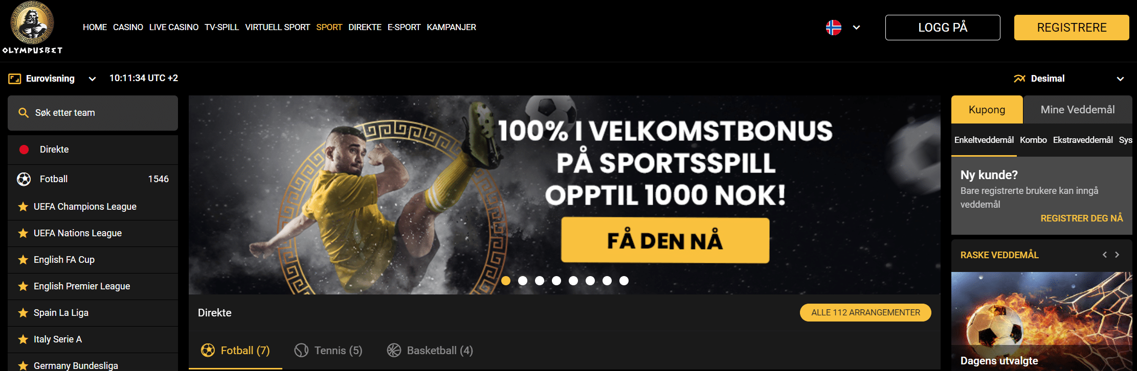 Olympusbet nettcasino