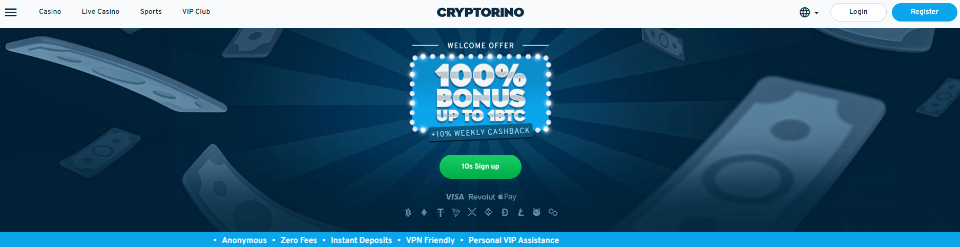 Cryptorino norsk krypto casino